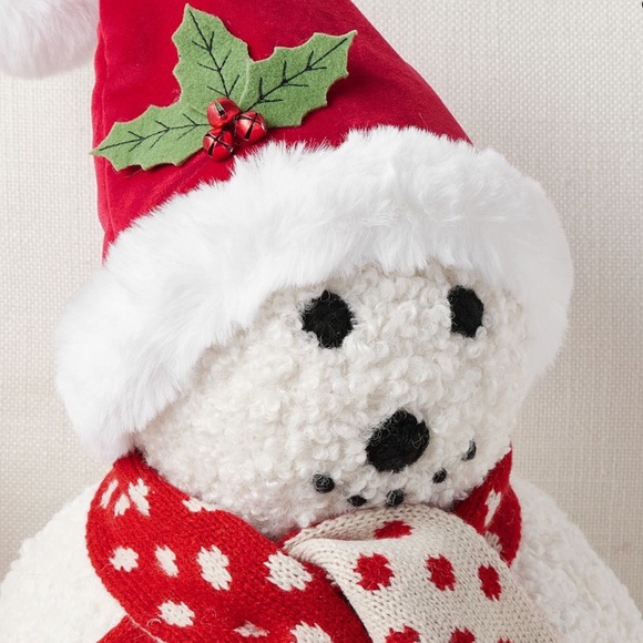 Pottery Barn Pillow Arlene The Snowman New With Tag - Picture 3 of 11